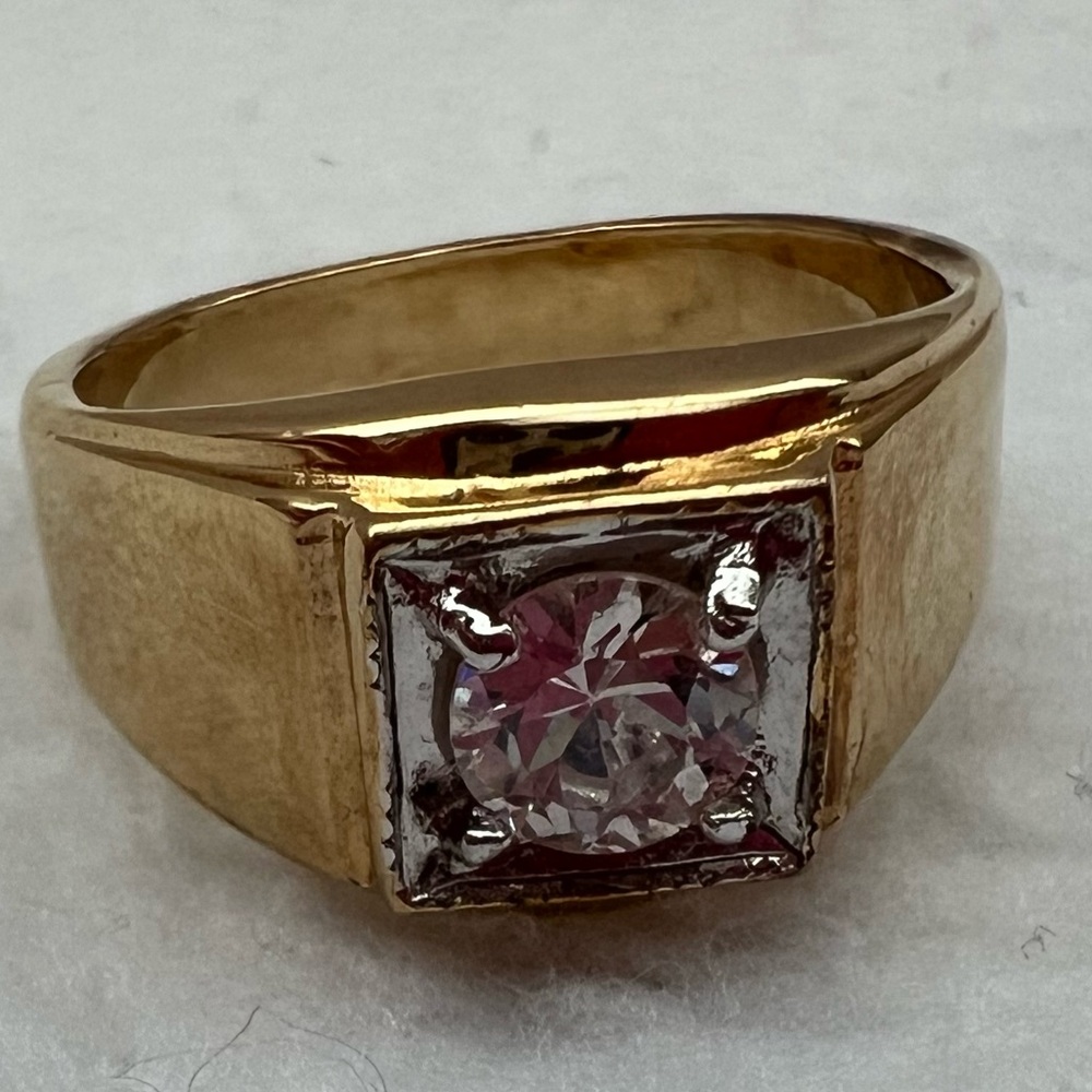 Men’s Vintage GoldTone Ring Size 11